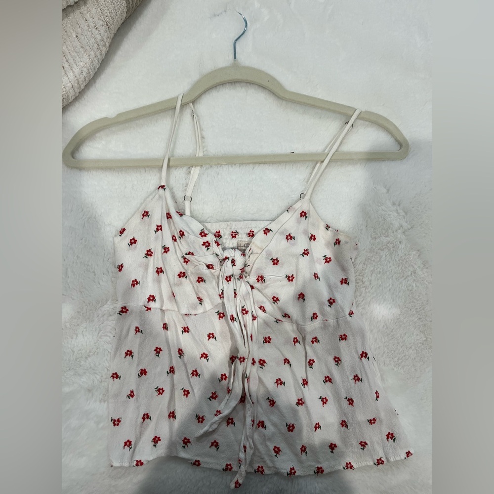Floral Spaghetti Strap Top